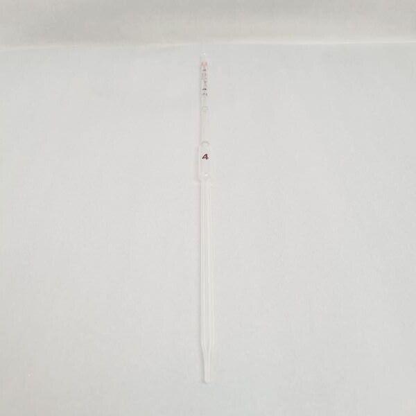 Corning Certified Volumetric Pipet 4 ml TD Grade A 37 cm Red Total of 12 Pipettes