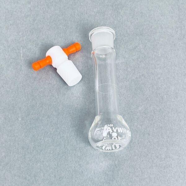 VWR Volumetric Flask 10 ml with PTFE Stopper Grade A Total of 9 Flasks