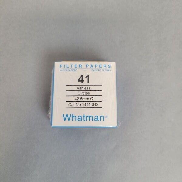 Whatman Ashless Filter Paper Grade 41 42 mm Total of 100 Filters