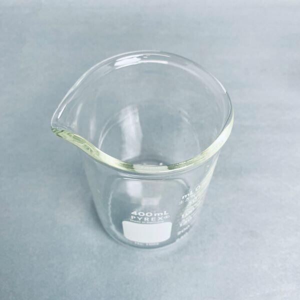 Vaso graduado Corning de 400 ml, vidrio Pyrex Griffin, lote de 4