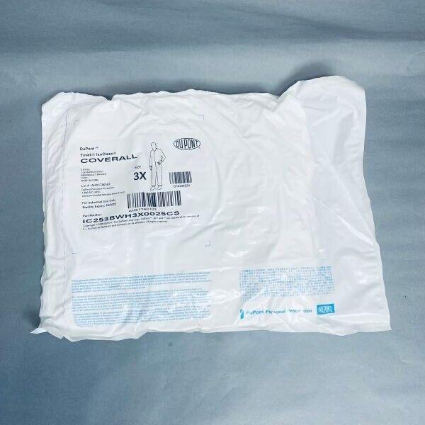 DuPont Tyvek IsoClean Coverall 3XL White Case of 25