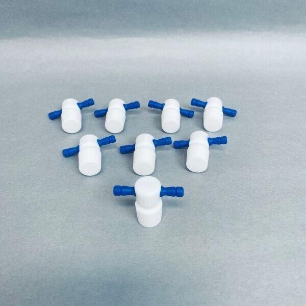 Chemglass Teflon Stopper Blue Size 16 PTFE Lot of 8