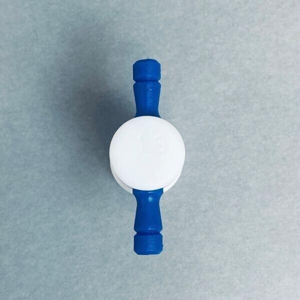 Chemglass Teflon Stopper Blue Size 16 PTFE Lot of 8