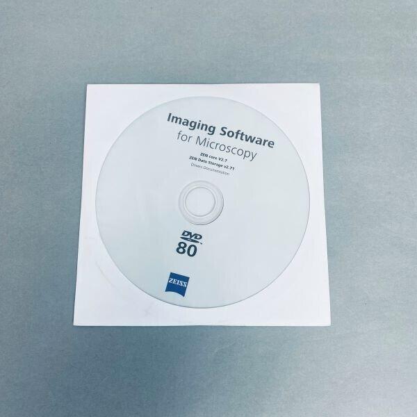 DVD de servicio Zeiss 80 con Zen Core V2.7 y Zen Data Storage V2.71