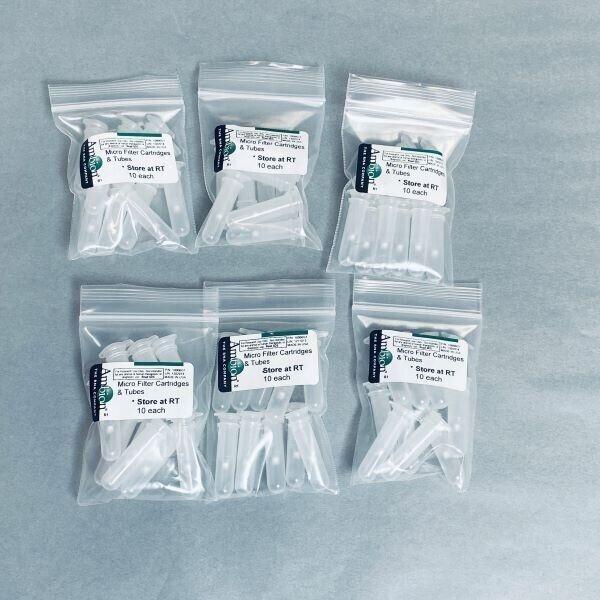 Ambion Filter Tube and Collection Tube Set Total of 60 Sets