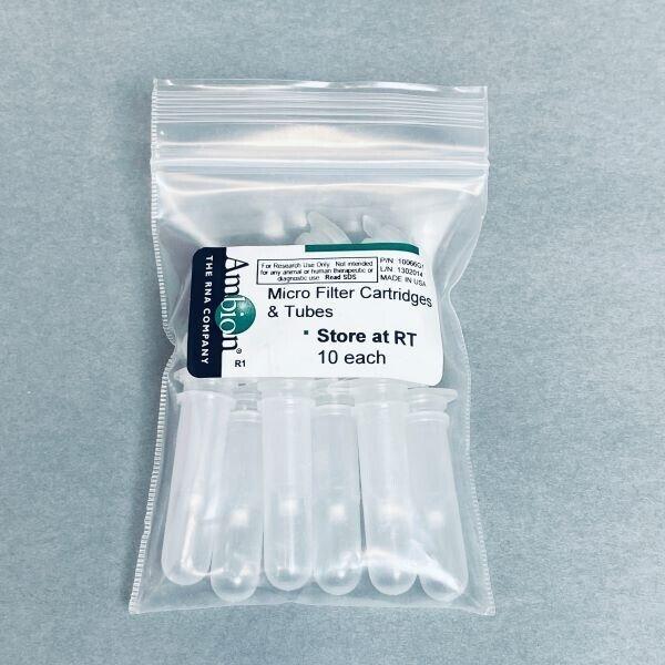 Ambion Filter Tube and Collection Tube Set Total of 60 Sets