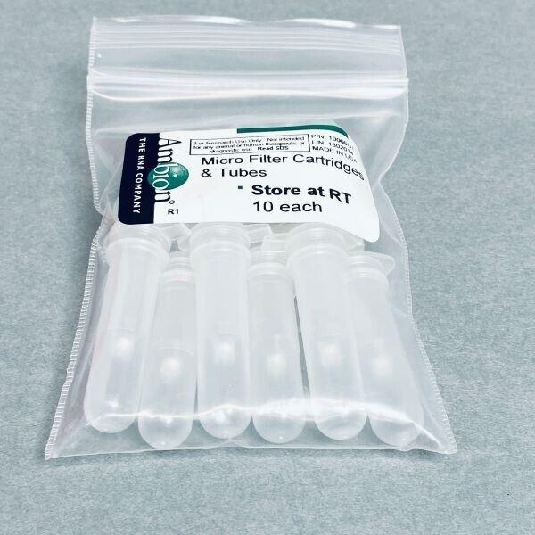 Ambion Filter Tube and Collection Tube Set Total of 60 Sets