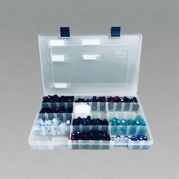 Assorted Vial Cap Kit with Septa Total of 1000 Caps