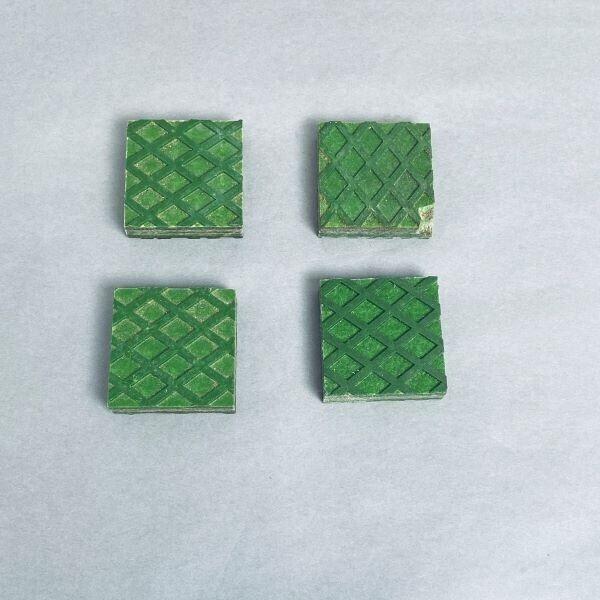 Scale Balance Anti-Vibration Base Pads Heavy Duty Green Pack of 4