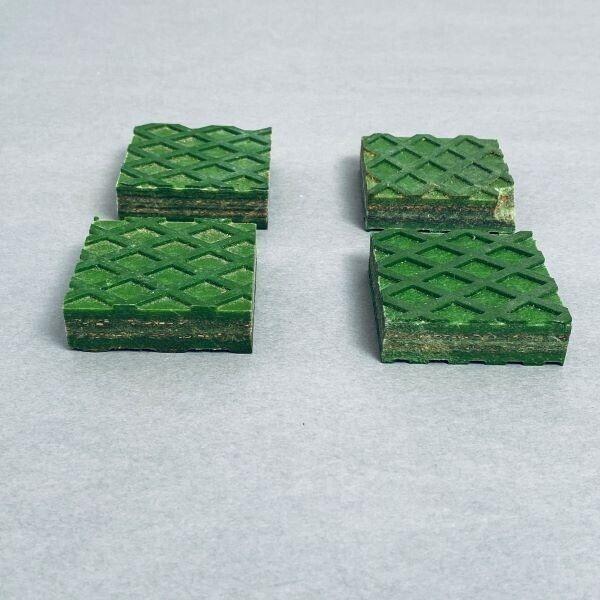 Scale Balance Anti-Vibration Base Pads Heavy Duty Green Pack of 4