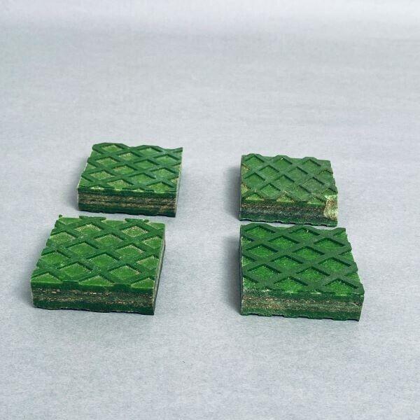 Scale Balance Anti-Vibration Base Pads Heavy Duty Green Pack of 4