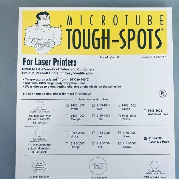 Diversified Biotech Assorted Count Laser Label 960 Medium and 2304 Small Labels