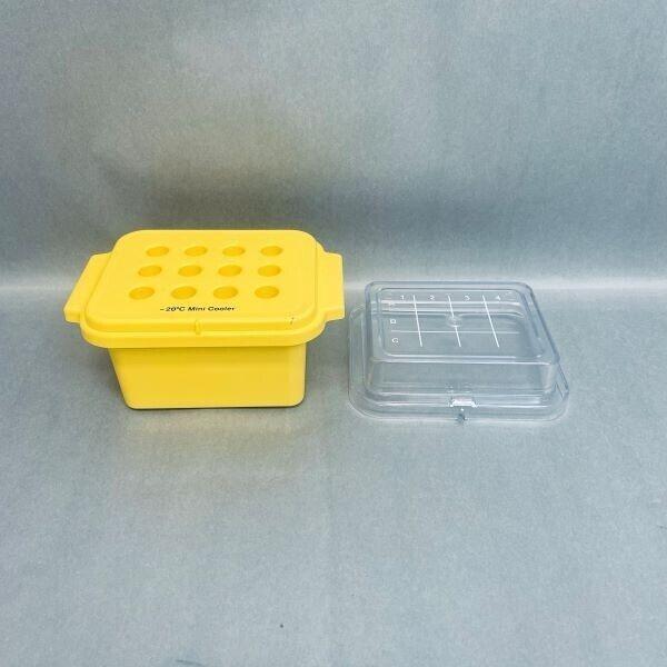 Globe Scientific CryoCool Mini Cooler -20 C 12-Place for 1.5 ml Tubes Yellow