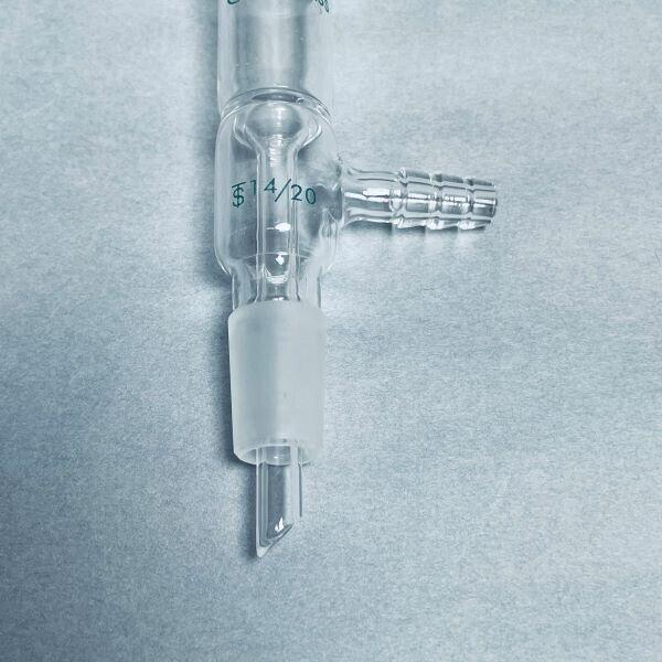 Chemglass Vacuum Filtration Adapter 14/20 Joint with 23 mm ID Flange