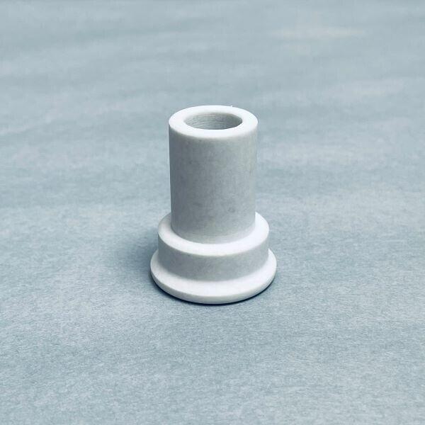 Chemglass PTFE Adapter 1 in. Beaded Pipe to 3/4 in. Compression Fitting