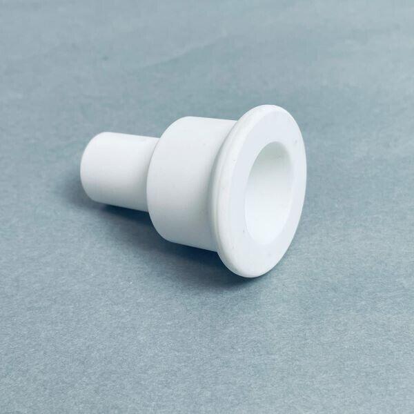 Chemglass PTFE Adapter 1 1/2 in. Beaded Pipe to 3/4 in. Compression Fitting