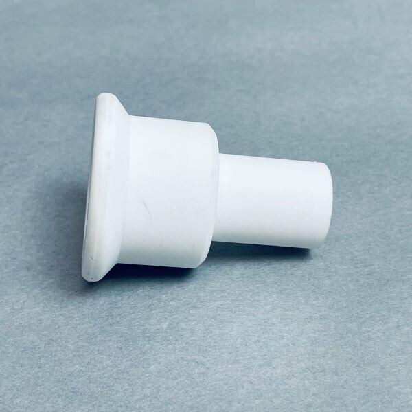 Chemglass PTFE Adapter 1 1/2 in. Beaded Pipe to 3/4 in. Compression Fitting