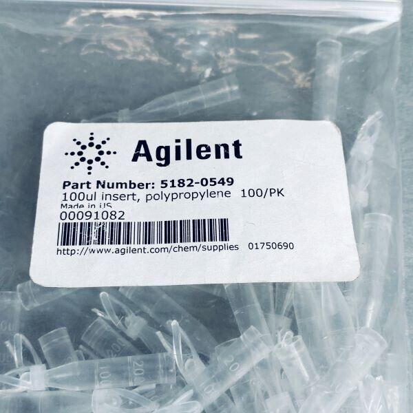 Agilent Vial Insert 100 ul Total of 70 Inserts