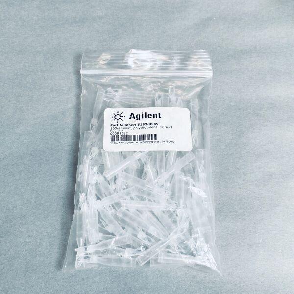 Agilent Vial Insert 100 ul Total of 70 Inserts