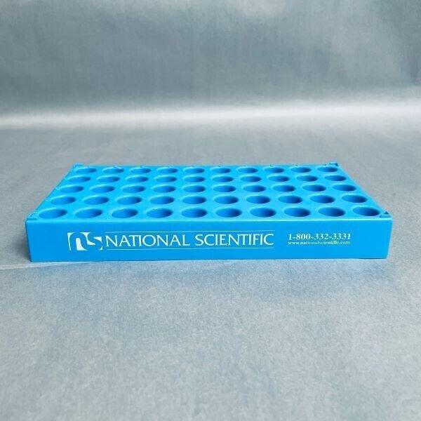 Thermo Scientific Vial Rack for 15 mm Diameter Vials Blue PP 50 Vial Capacity