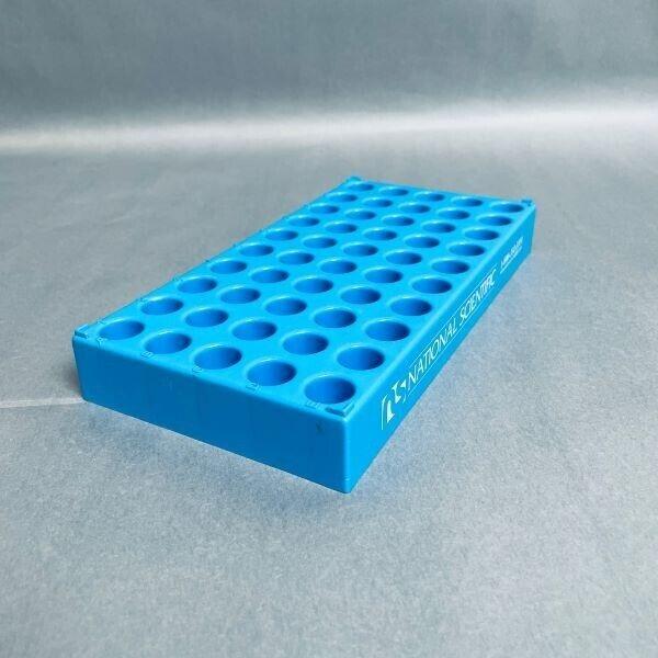 Thermo Scientific Vial Rack for 15 mm Diameter Vials Blue PP 50 Vial Capacity