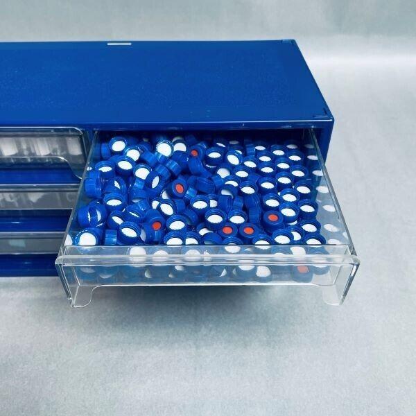 Agilent Assorted Vials and Screw Caps 2 ml in Storage Case Total of 400 Vials