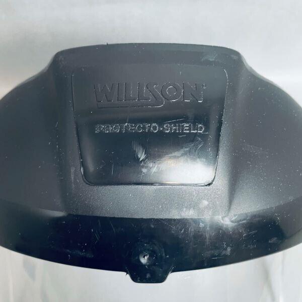 Casco y visor de policarbonato transparente Wilson Protecto-Sheild