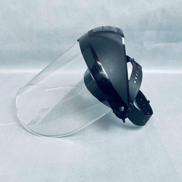 Casco y visor de policarbonato transparente Wilson Protecto-Sheild