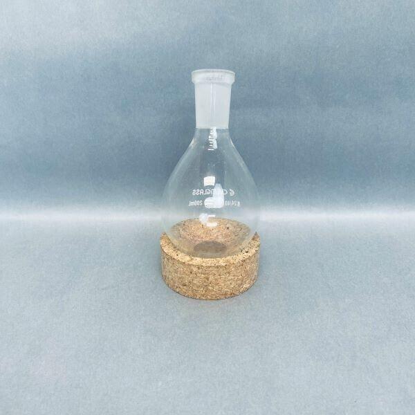 Chemglass Round Bottom Flask Borosilicate 200 ml 24/40 Opening