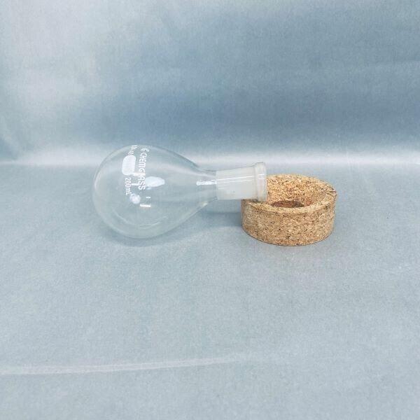 Chemglass Round Bottom Flask Borosilicate 200 ml 24/40 Opening