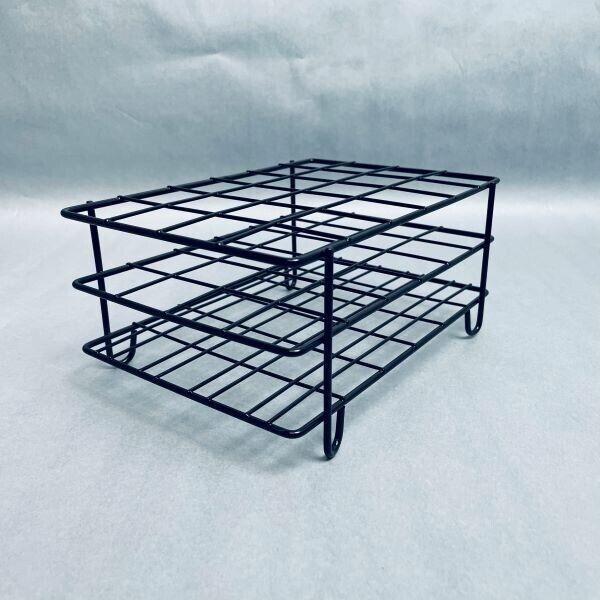 United States Plastic Corp. Centrifuge Rack Black Polygrid 24 Places