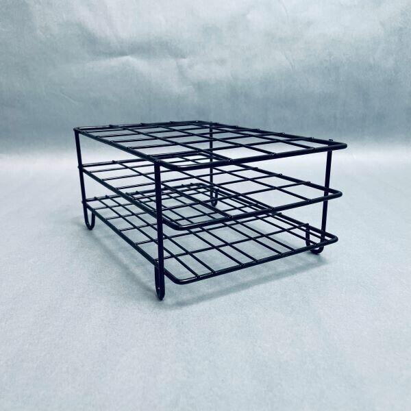 United States Plastic Corp. Centrifuge Rack Black Polygrid 24 Places