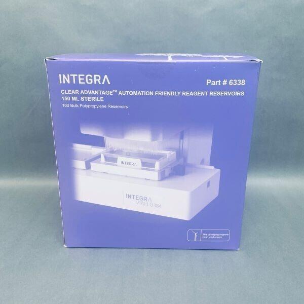 Integra Reagent Reservoir Clear Advantage 150 ml Sterile 4 Sleeves of 25 - Total of 100 Reservoirs