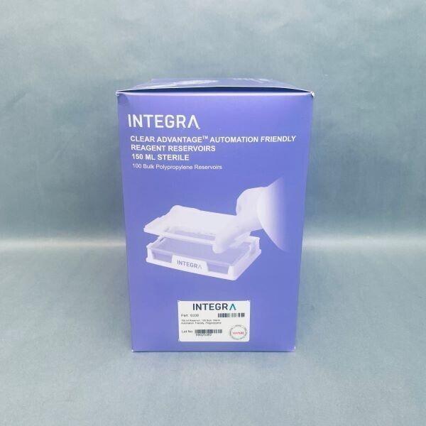 Integra Reagent Reservoir Clear Advantage 150 ml Sterile 4 Sleeves of 25 - Total of 100 Reservoirs