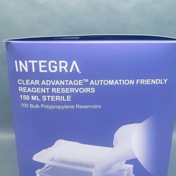 Integra Reagent Reservoir Clear Advantage 150 ml Sterile 4 Sleeves of 25 - Total of 100 Reservoirs