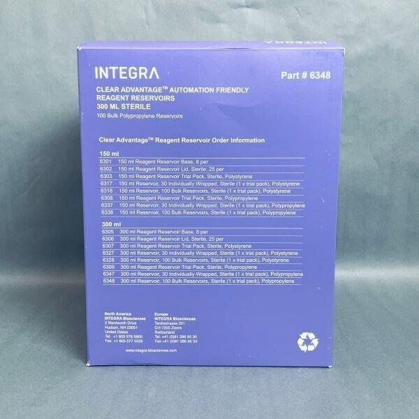 Integra Reagent Reservoir Clear Advantage 300 ml Sterile Total of 100 Reservoirs