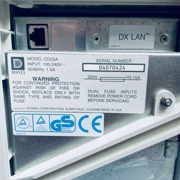 Detector de conductividad Dionex CD25