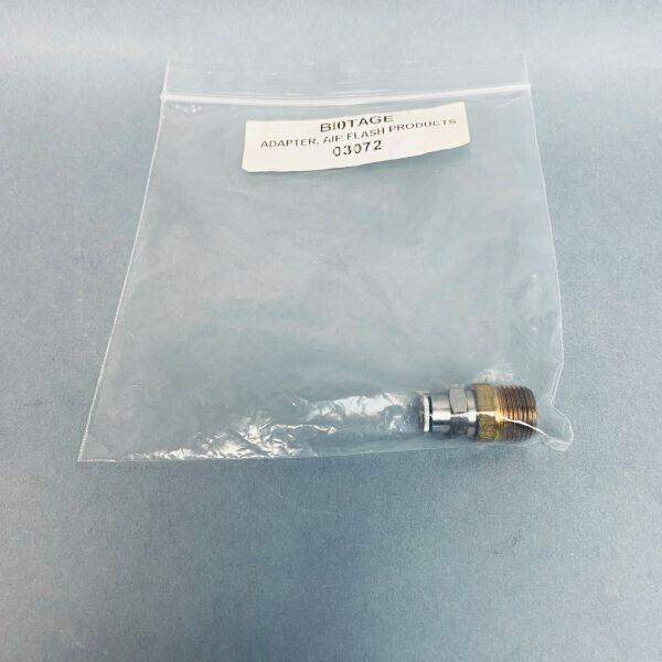 Biotage Adapter Fitting 1/4 in OD 3/8 in. Male NPT to 1/4 in. Insta-Tite Fitting