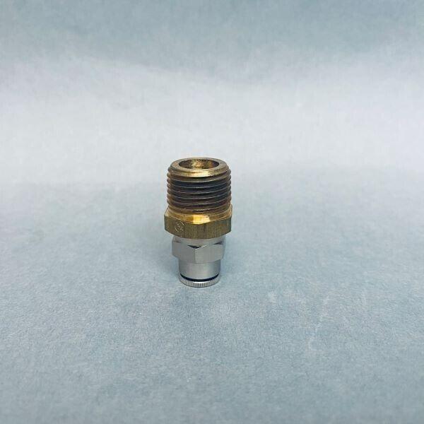 Biotage Adapter Fitting 1/4 in OD 3/8 in. Male NPT to 1/4 in. Insta-Tite Fitting