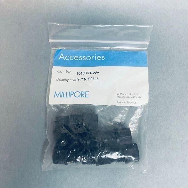 Millipore 1/2 in. MNPT x 1/4 in. Hollow Hex Nipple Lot of 7 Fittings