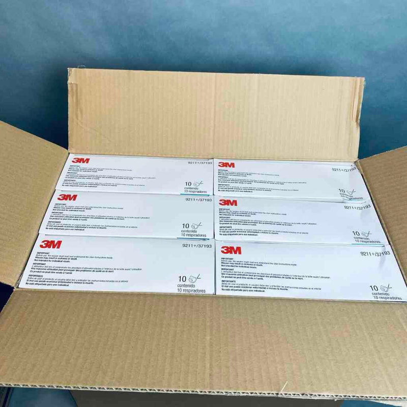 3M Aura Particulate Respirator N95 Case of 120 Masks PPE 3M