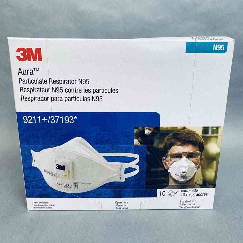3M Aura Particulate Respirator N95 Case of 120 Masks PPE 3M