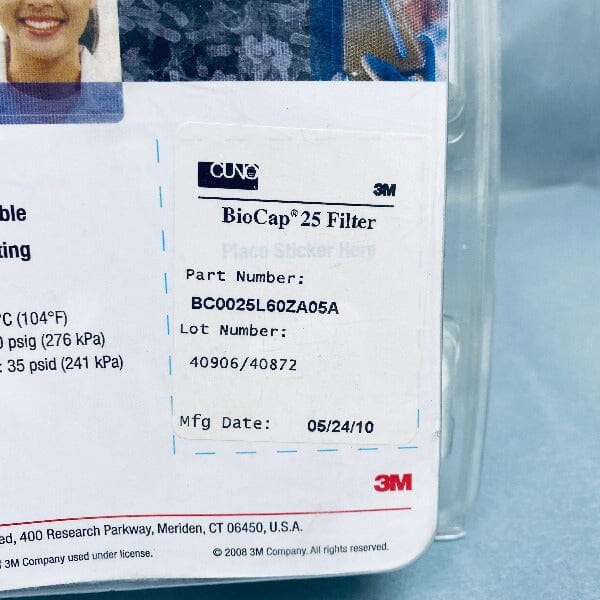 Bc25 Filter 3M Capsule Filter BC25 Zeta Plus — Life Sciences Trading