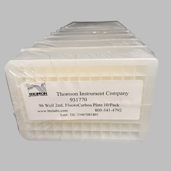 Thomson Microplate 96 Well 2 ml Deep Well Fluorocarbon 40 Plates