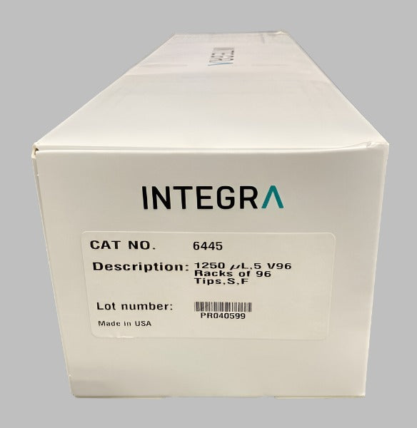 Integra Pipette Tips 1250 ul Griptip Sterile Filtered 10 Racks