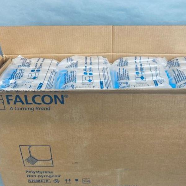 Falcon Culture Flask 75 cm2 Plug Seal Cap 250 ml Total of 100 Flasks