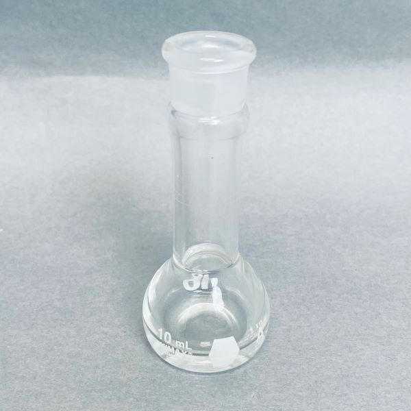 Kimble Kimax Volumetric Flask 10 ml Clear Glass Total of 3 Flasks