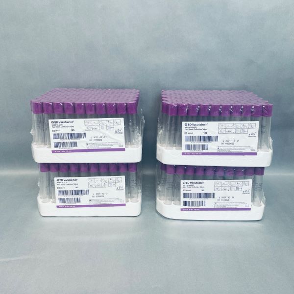 Becton Dickinson 366643 Vacutainer K2 EDTA Plus Blood Collection Tubes Total of 400