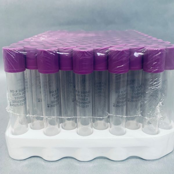 Becton Dickinson 366643 Vacutainer K2 EDTA Plus Blood Collection Tubes Total of 400