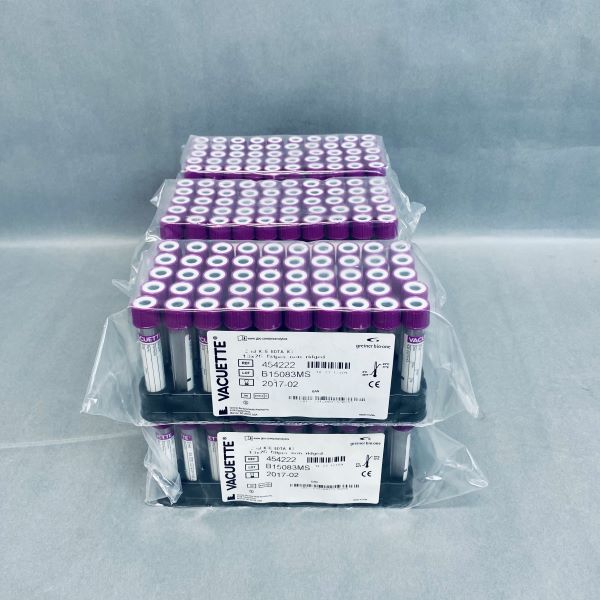 Tubo de recolección de sangre Greiner Bio-One K3EDTA Vacuette de 2 ml, 6 paquetes de 50 a 300 en total